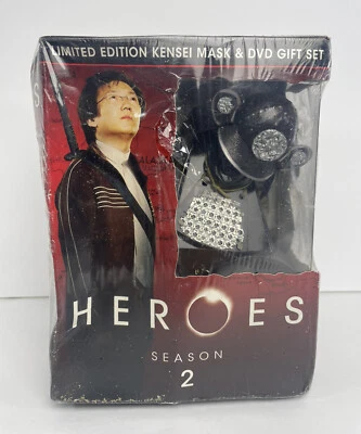 Heroes: Season 2 (DVD, 2008, 4-Disc Set) Limited Edition Kensei Mask Set NEW - Image 1 of 4