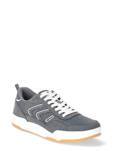 Men's Low Top Sneakers Lace Up Casual Comfort Cushioned Walking Shoes - Picture 1 of 6