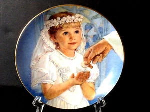 Vintage 1993 ‘’My First Holy Communion’’ by Abbie Williams 6-1/2'' Decor Plate - Picture 1 of 3