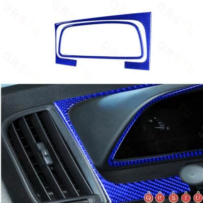 2Pcs Blue Carbon Fiber Interior Dashboard Cover Trim For Dodge Journey 2009-2010 Foto 1 de 4