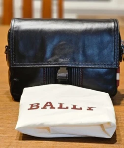 NEU BALLY ANDRES SCHWARZE MESSENGER-TASCHE FÜR HERREN/DAMEN - 100 % AUTHENTISCH - Bild 1 von 11