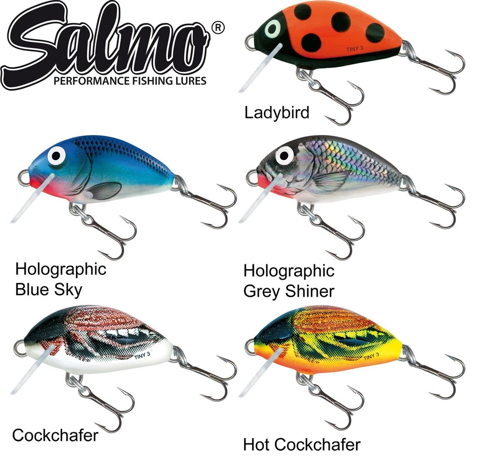 Salmo Tiny Wobbler 3cm, Kunstköder zum Spinnangeln, Raubfischköder für Barsch - Bild 1 von 1