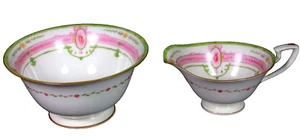 Royal Worcester Neoclassical Jug Bowl Set Pattern 1030 Circa 1887 - Picture 1 of 7