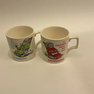 Vintage Oma & Opa Tassen - Made In Japan - Bild 1 von 10