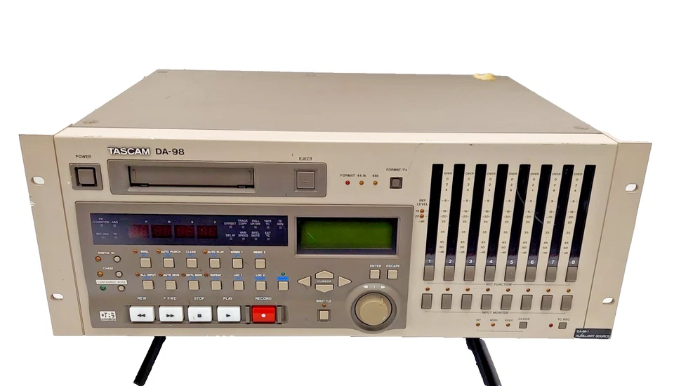 Vintage Tascam DA-98 DTRS 8-Channel Digital Multitrack Tape Recorder - Image 1 of 4