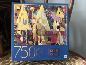 750 Gold Dore Puzzle "Triangles", New - Picture 1 of 4