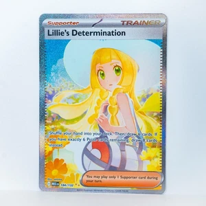 Pokémon TCG Lillie’s Determination Mega Evolution 184/132 SIR English NM 🔥 - Picture 1 of 2