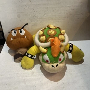 "Super Mario 12"" King Bowser Koopa & Goomba Peluche Animal Nintendo" - Imagen 1 de 12