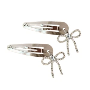 Hair Clip Zircon Bowknot Hairpin Decoration for Women and Girls - Bild 1 von 8