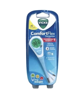 Vicks ComfortFlex Digital Thermometer, NEW  Vicks Thermometer - Picture 1 of 6