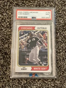 2020 TOPPS ARCHIVES #159 LUIS ROBERT PSA 9 ROOKIE White Sox - Picture 1 of 2