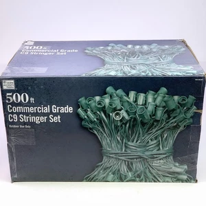 Home Accents Holiday 500 ft C9 Commercial Grade Christmas Light Stringer Set NEW - Picture 1 of 7