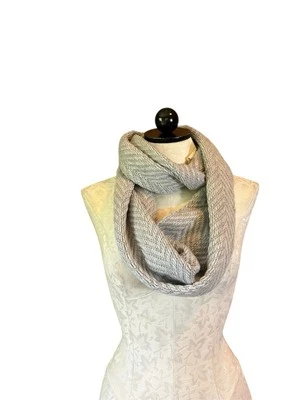 Ugg Australia Gris Mezcla de Lana Tejido Infinito Bufanda Cálida Talla Única 11.5" Foto 1 de 4