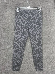 Lululemon Wunder Under Crop Leggings Womens Size 6 Gray Camo Athleisure Yoga - Picture 1 of 8