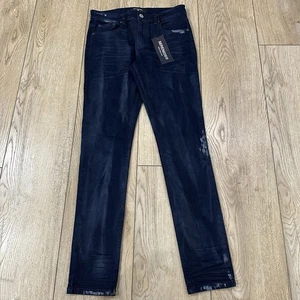Neu mit Etikett Serenede Jeans Größe 32 Herren blau entworfen in Los Angeles mittlerer Bund - Bild 1 von 24