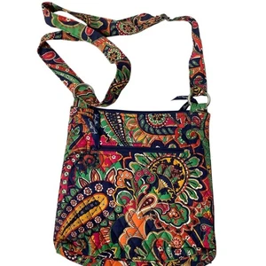 Bandolera Vera Bradley Petal Paisley 11.5" x 11.5" x 2" Ajustable - Imagen 1 de 5
