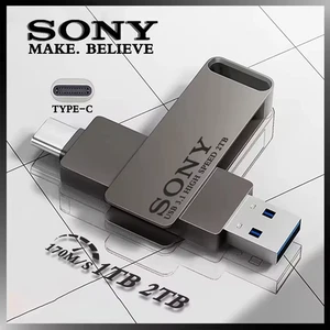 2TB SONY USB PenDrive High Speed Type C Flash Drive 1TB Metal Pendrive 512GB 256 - Picture 1 of 10