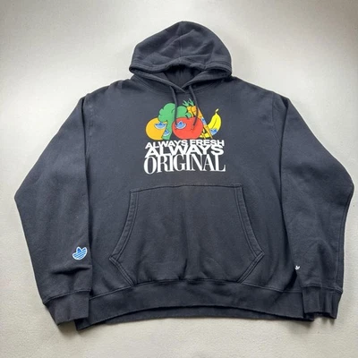 Adidas Sudadera con Capucha Para Hombre XXL Negra Siempre Fresca Original 3 Rayas Trifolio Foto 1 de 4