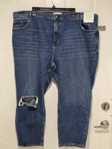 Abercrombie & Fitch Ultra High Rise Blue Women's 37 24 S - Picture 1 of 7