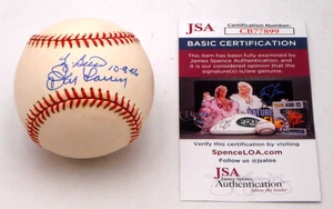 YOGI BERRA DON LARSEN PERFEKTES SPIEL JSA ZERTIFIZIERT DOPPELT SIGNIERT BASEBALL AUTOGRAMM - Bild 1 von 3