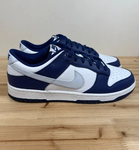 Nike Dunk Low Retro Sneaker Herren 12 Deep Royal Blue White Grey DV0833-401 - Bild 1 von 10