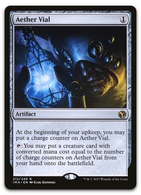 Aether Vial #212 (NM) Iconic Masters IMA Magic MTG - Image 1 of 2