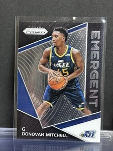 Panini Prizm #EM-DON 2017-18 Donovan Mitchell Emergent Prizms Silver Utah Jazz - Imagen 1 de 2