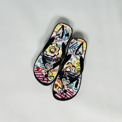 Chanclas de cuña coloridas Brighton Moda BLK2 para mujer talla 6 - Usadas en excelente estado Foto 1 de 4