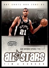 2002-03 Fleer Hot Shots Tim Duncan San Antonio Spurs #157