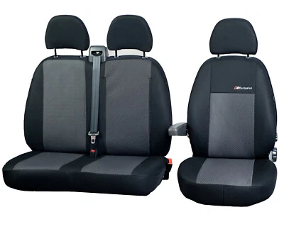 Fundas de asiento universales exclusivas Bus KRE 1+2 fundas para Renault Trafic - Imagen 1 de 4