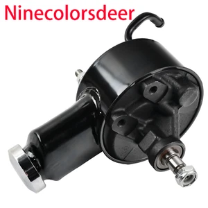 Bomba de dirección asistida Saginaw para Chevy SBC BBC 350 454 327 427 negra - Imagen 1 de 7