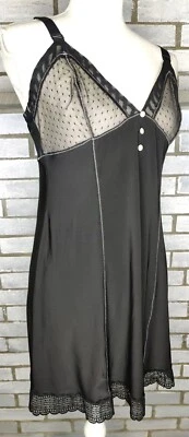 Lencería Sexy Camisón Cosmopolita Para Mujer Talla L Negro Beige Correas Ajustables  Foto 1 de 4