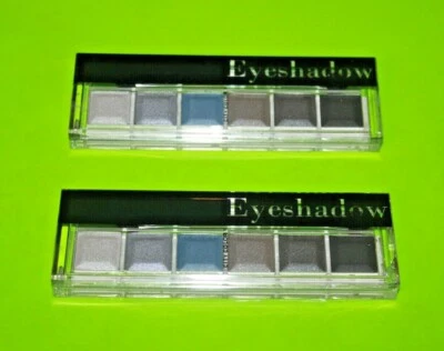 LOT OF 2  City Color Eye Shadow 6 Color Palette #3  ( Grey & Blues) Sealed/New - Image 1 of 2