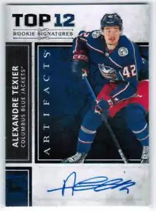 19/20 UD ARTIFACTS ALEXANDRE TEXIER RS-AT TOP 12 ROOKIE SIGNATURES AUTO COLUMBUS - Picture 1 of 1