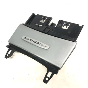 MERCEDES C-KLASSE W204 2007-2011 ORIGINAL ASCHE MÜNZTABLETT 12V STECKDOSE VERKLEIDUNG SILBER - Bild 1 von 2