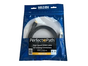 Belden Perfect Path HD-800-8, High Speed HDMI Cable, Locking Connectors - Picture 1 of 2