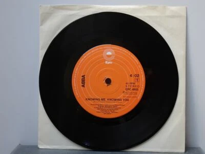 ABBA:  Knowing Me Knowing You  Orig 1977  Near Mint   7" - Image 1 of 2
