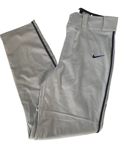 Nike Men's Swoosh Piped Dri-FIT Baseball Pants Small AH6942-056 Great Condition - Picture 1 of 7