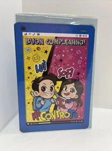 Grußkarte Alles Gute zum Geburtstag Blau Ich gegen Dich Kinder Er Sofia - Bild 1 von 6