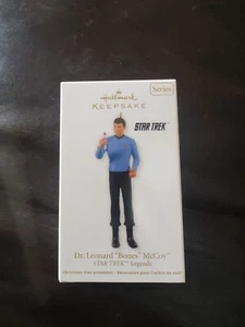  Star Trek Legends Dr  Bones McCoy  TOS Hallmark Keepsake Ornament 2012 NIB - Picture 1 of 6