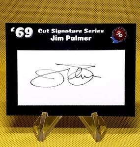 Historic Autographs Scripts 2019 - 1969 Signature Cut Auto - Jim Palmer - Imagen 1 de 2