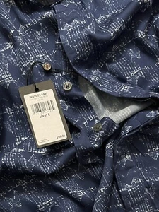 John Varvatos Collection Luxury Mens SS Shirt - Modal - Capri Blue - $198 NWT - Picture 1 of 16