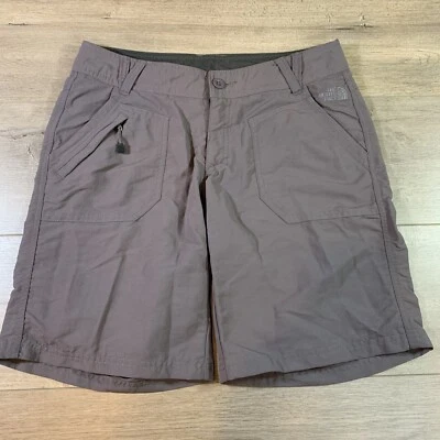 The North Face Shorts Nylon Women’s 6 Gray Lightweight Hiking Outdoors Casual - Image 1 of 4
