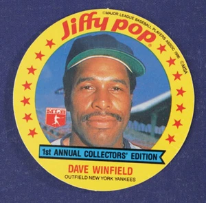 1986 MSA Jiffy Pop Discs #7 Dave Winfield EXMT - Bild 1 von 2