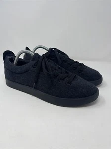 Allbirds Navy Indigo Blue Lace Up Fine Merino Wool Runners Sneakers Men's Sz 9 - Picture 1 of 7