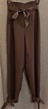 Rinascimento ladies High Waisted  Wide legs Black Trousers size S