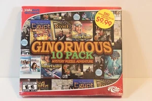 VINTAGE PC GAMES - Ginormous 10-Pack Mystery Puzzle Adventure - FACTORY SEALED - Picture 1 of 4