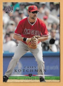 Casey Kotchman Angels #8 - cubierta superior casi nuevo-como nuevo 2008 - Imagen 1 de 2