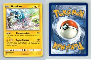 Thundurus #68/236 Sun & Moon Unified Minds Uncommon Pokemon 2019 TCG Card - Picture 1 of 1
