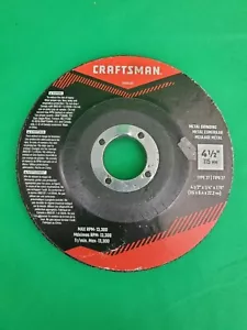 Craftsman 4 1/2" x 1/4" x 7/8" Schleifscheibe 5er Pack ohne Karton - Bild 1 von 2